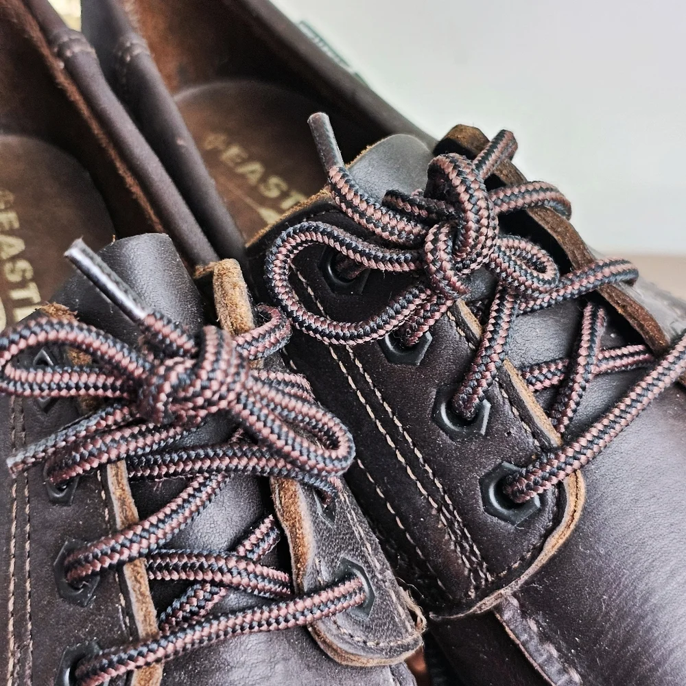 Vintage Eastland USA Genuine Leather Moc Toe Oxford Shoes Brown Men’s 9.5M